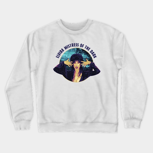 Elvira Mama Creepy Classic Crewneck Sweatshirt by OrcaDeep